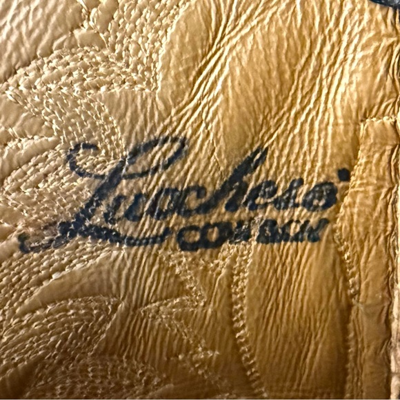 Lucchese Cowboy CY7312 Men’s Western Boots – Brown Caiman Belly – 10D – W Toe - Picture 11 of 12